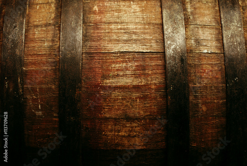 Barrel texture - old beer barrel close-up