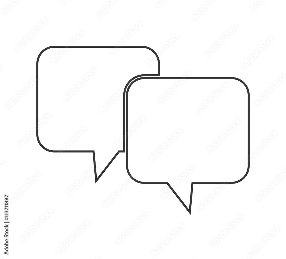 simple bubble design. communication concept. silhouette illustra simple bubble design. communication concept. silhouette illustra