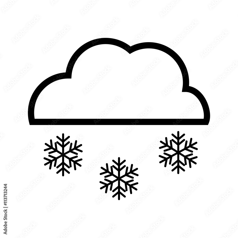 Snow design. isolated snowflake icon. vector graphic Snow design. isolated snowflake icon. vector graphic