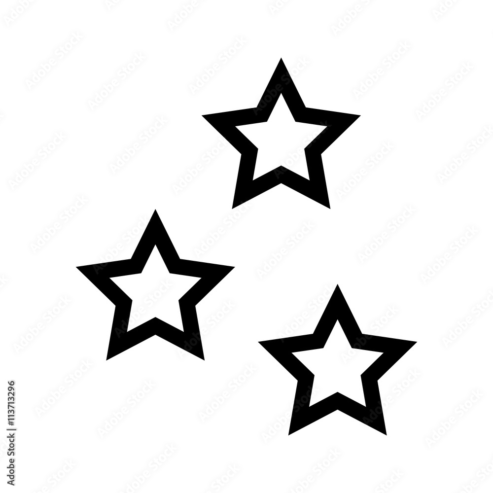 Star shape design. isolated figure of five points icon. vector g Star shape design. isolated figure of five points icon. vector g