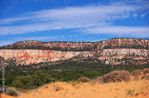 Cliffs in Coral Pink Sands State Park UT