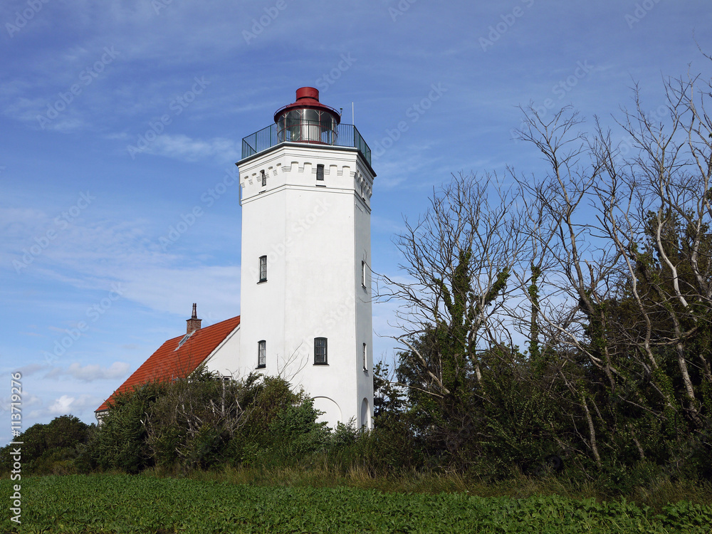 der Leuchtturm Gedser Fyr auf der dänischen Insel Falster