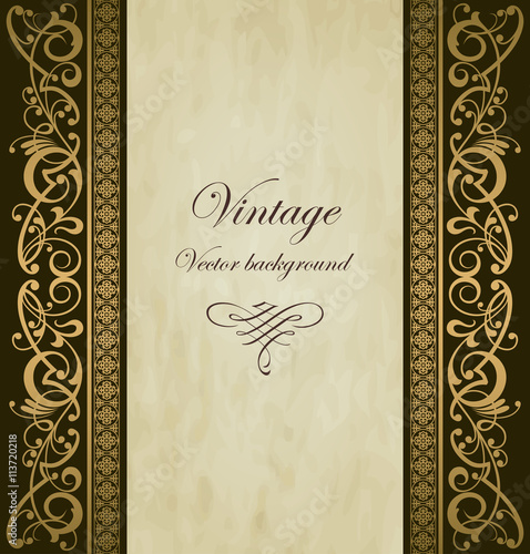 Vintage vector background