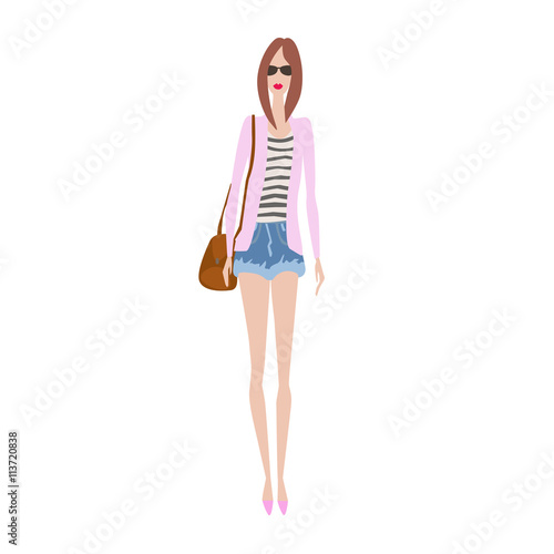 Vector fashion sketch