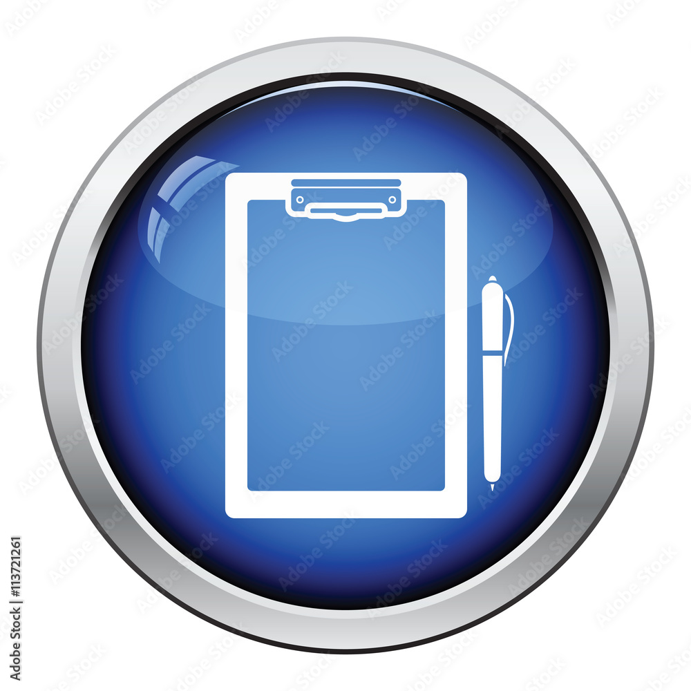 Tablet and pen icon Tablet and pen icon