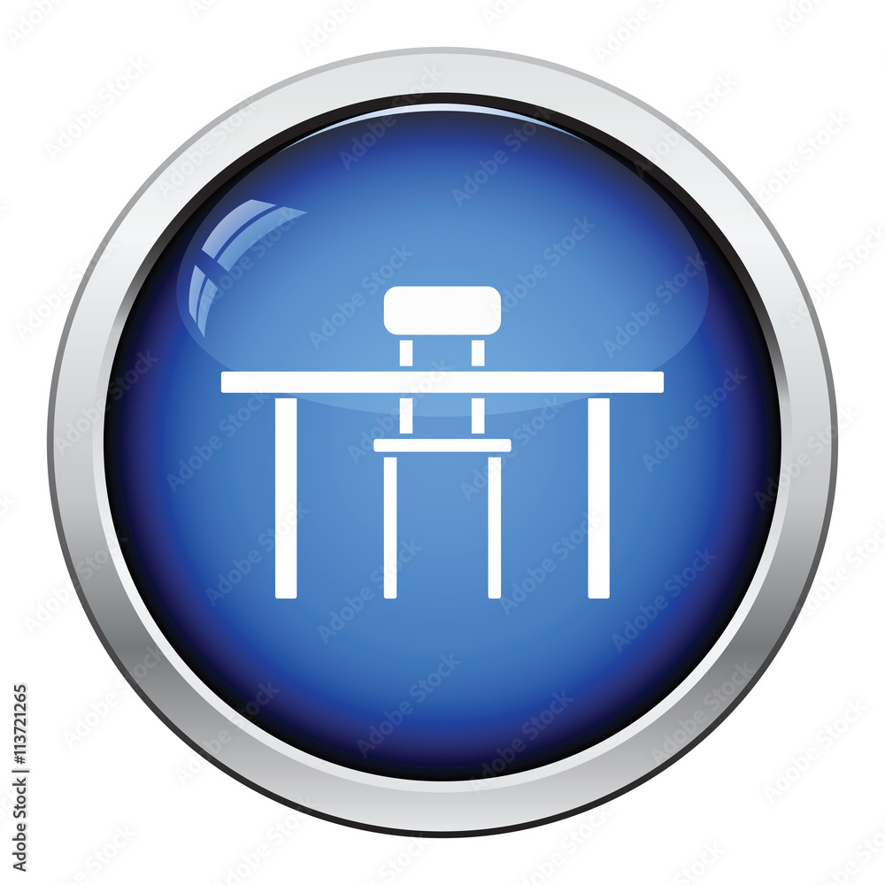 Fototapeta premium Table and chair icon