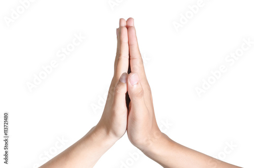 two hands making hi-five gesture
