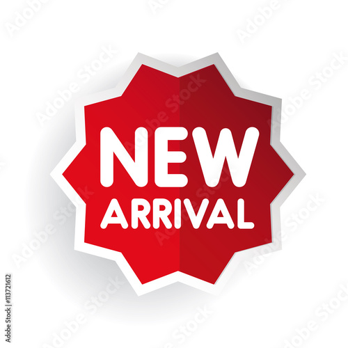 New arrival sticker vector