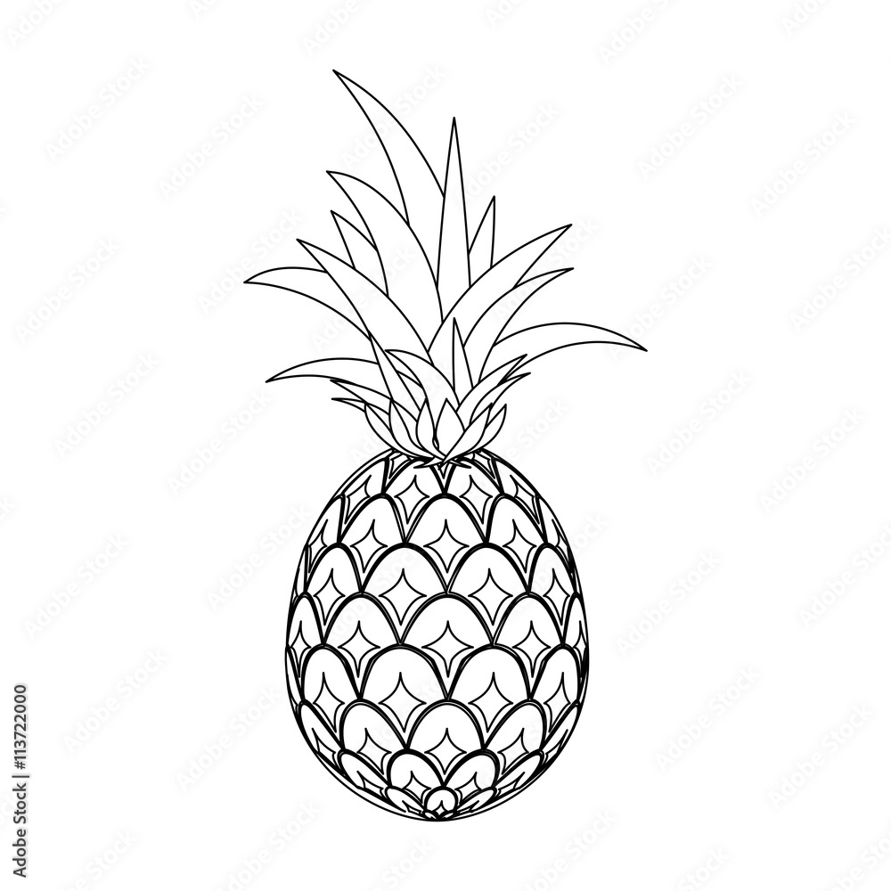Healthy and organic food. fruit icon. vector graphic Healthy and organic food. fruit icon. vector graphic