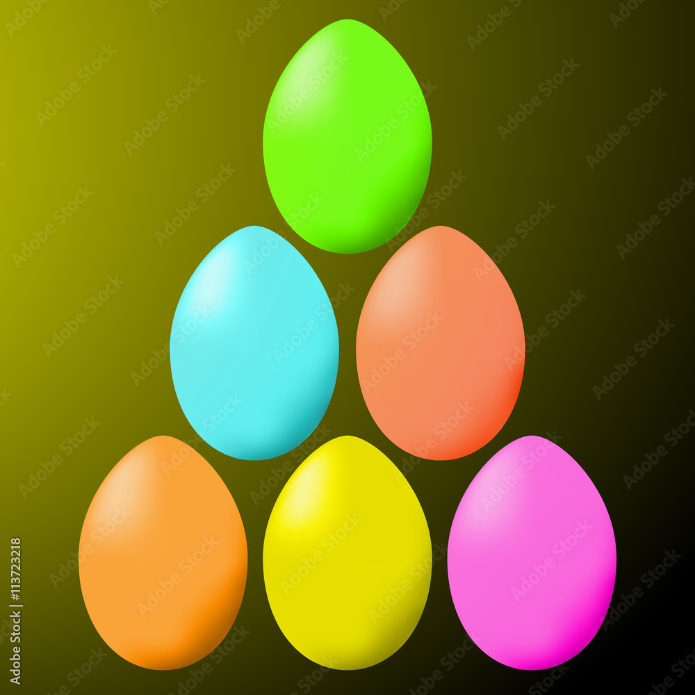 Easter eggs. Easter eggs.