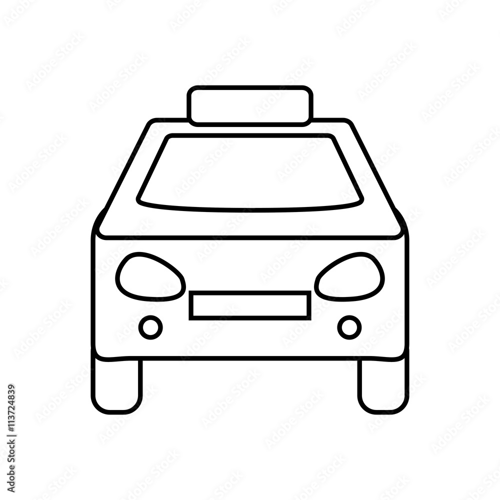 Taxi or cab design. transportation concept. vector graphic