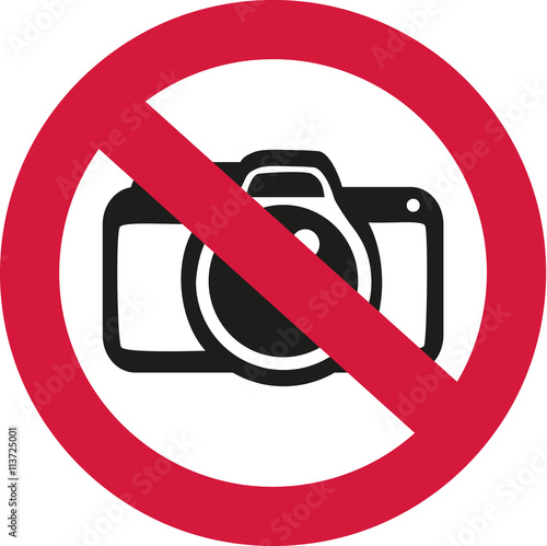 No photos allowed