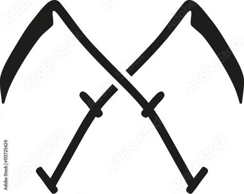Crossed Scythes