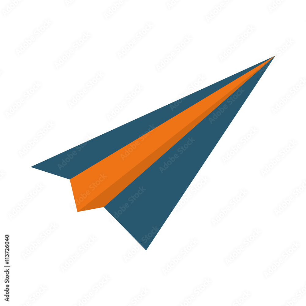 Start up concept. Paper plane icon. Vector graphic Start up concept. Paper plane icon. Vector graphic