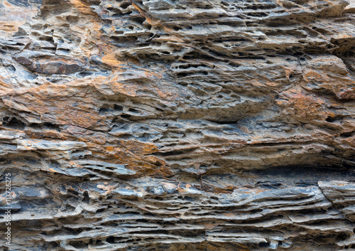Part of rock close up.