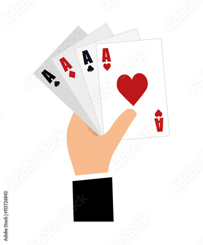 Casino concept. card icon. vector graphic