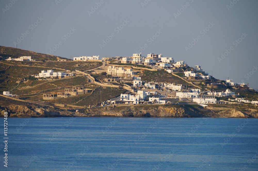 Obraz premium Mykonos Island in morning sunlight,Greece.