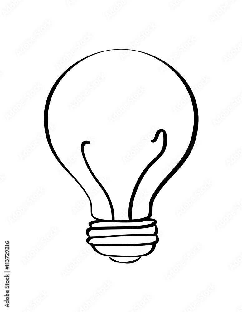 Energy and idea design. light bulb icon. vector graphic Energy and idea design. light bulb icon. vector graphic