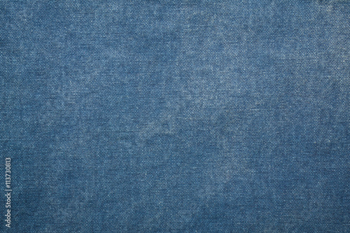 texture of old blue fabric canvas for background