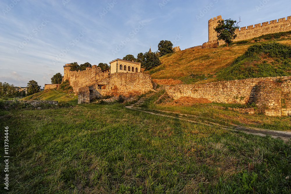 Fototapeta premium Belgrade fortress and park