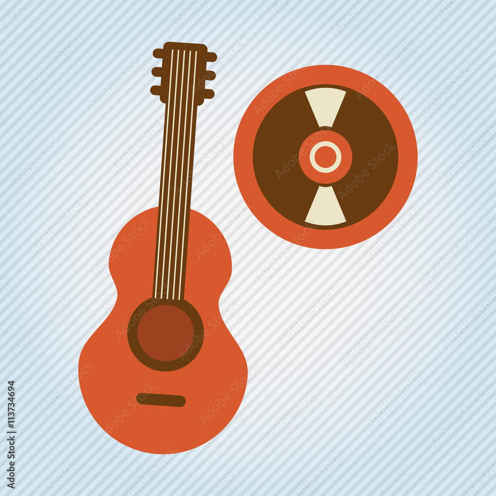 Plakat musical instrument design