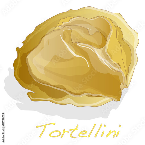 Tortellini Italian vector