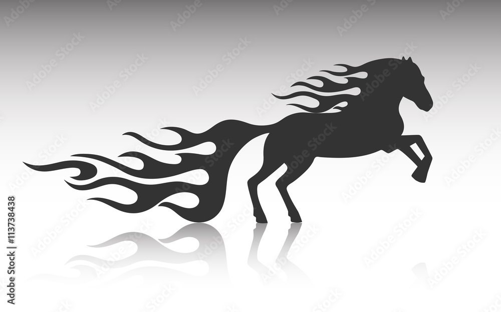 running horse art design running horse art design