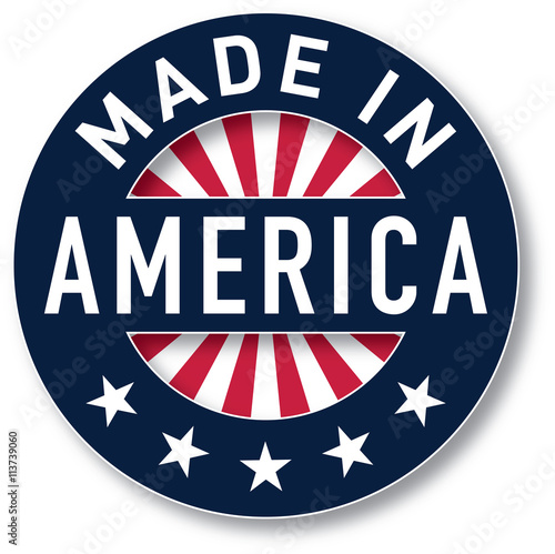 Made in America vector