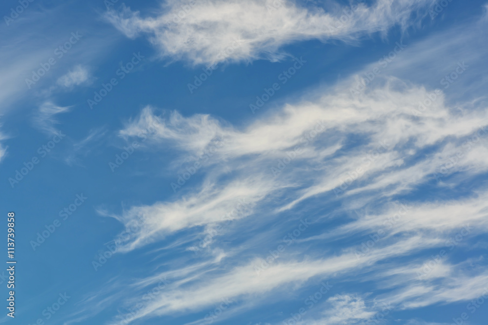 blue sky and cloud