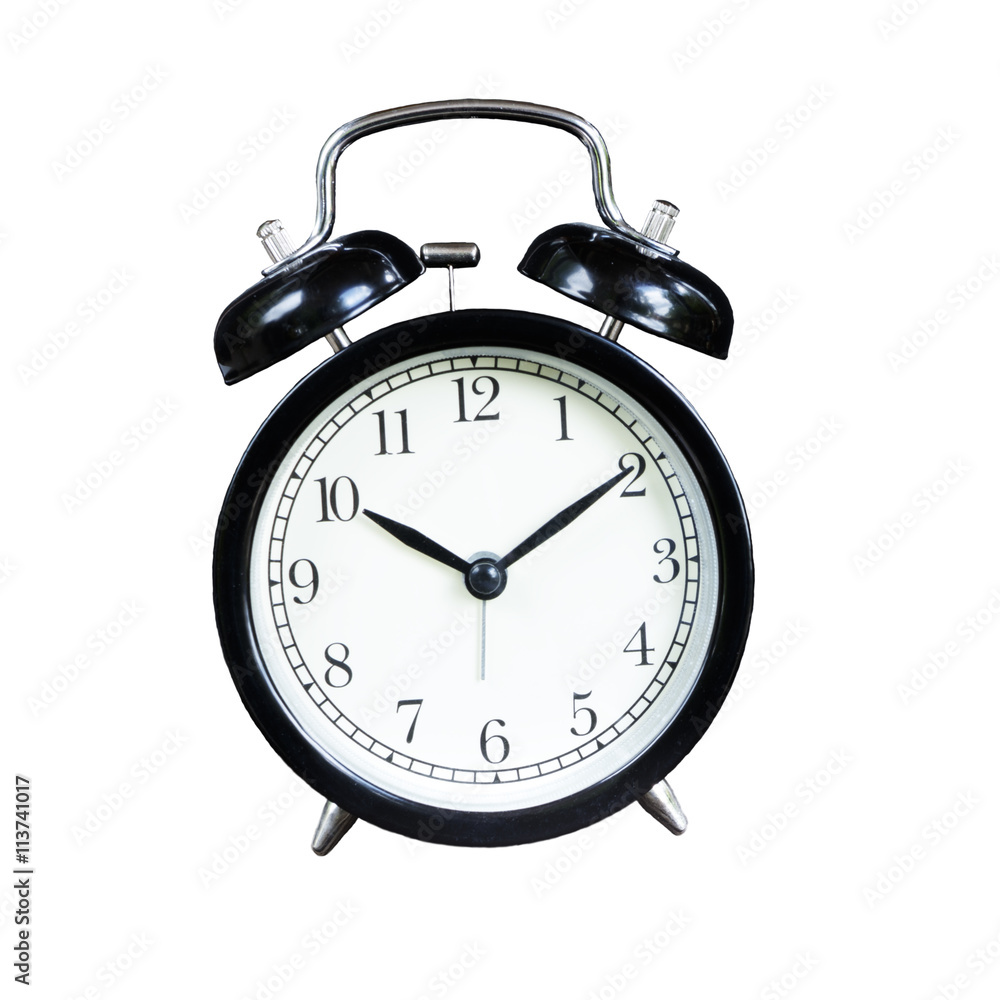 Alarm clock isolated on white background Alarm clock isolated on white background