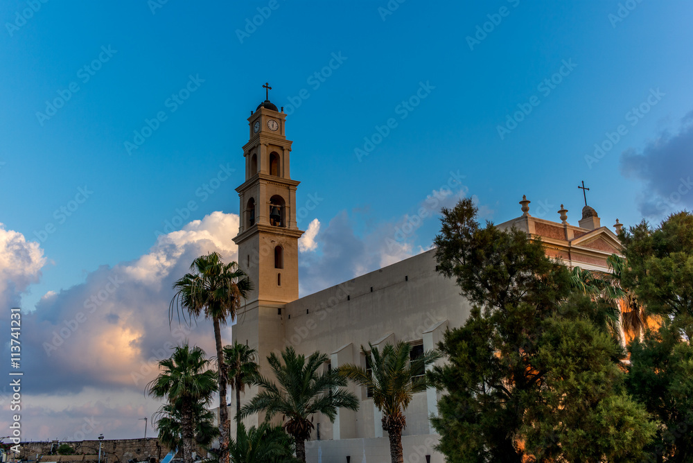 View of St. Peter's Catholic Church in Jaffa - 2