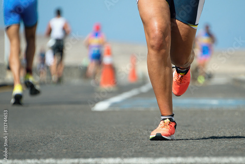 Marathon running race 