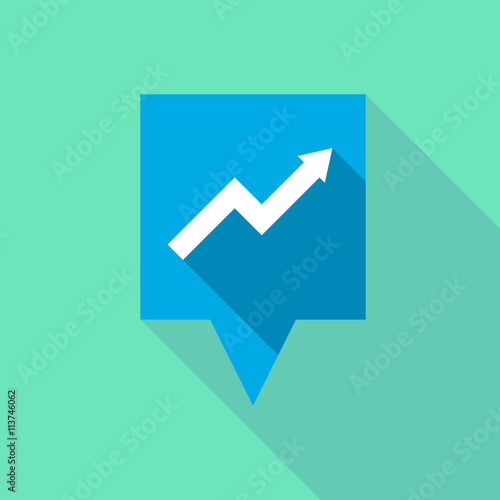 Long tooltip icon with a graph