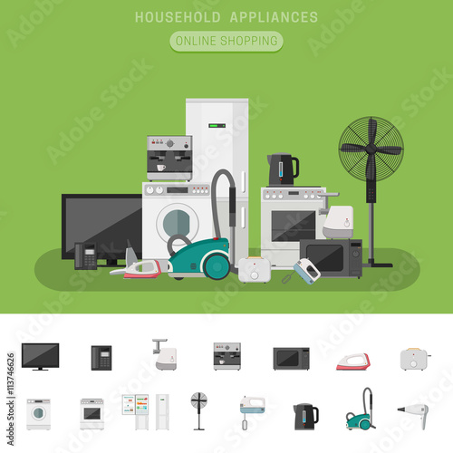 Electronics flat banner