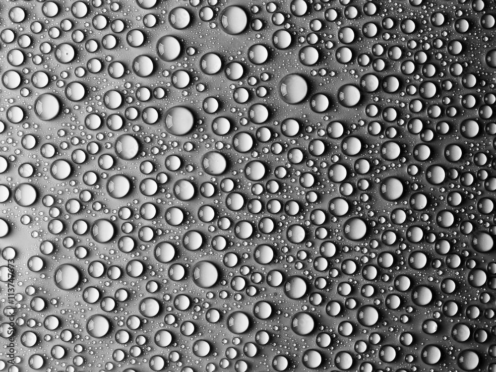 Drops of water. Drops of water.