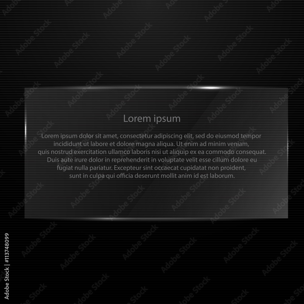 vector black background with glass panell eps 10 vector black background with glass panell eps 10