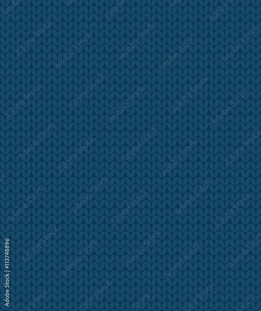 simple seamless knitting blue pattern, vector background simple seamless knitting blue pattern, vector background