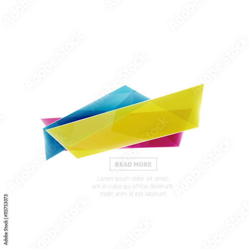 Free Download Vector geometric shape ad promo banner - GFXLoad