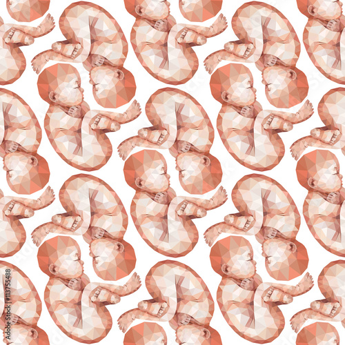 Low poly fetus