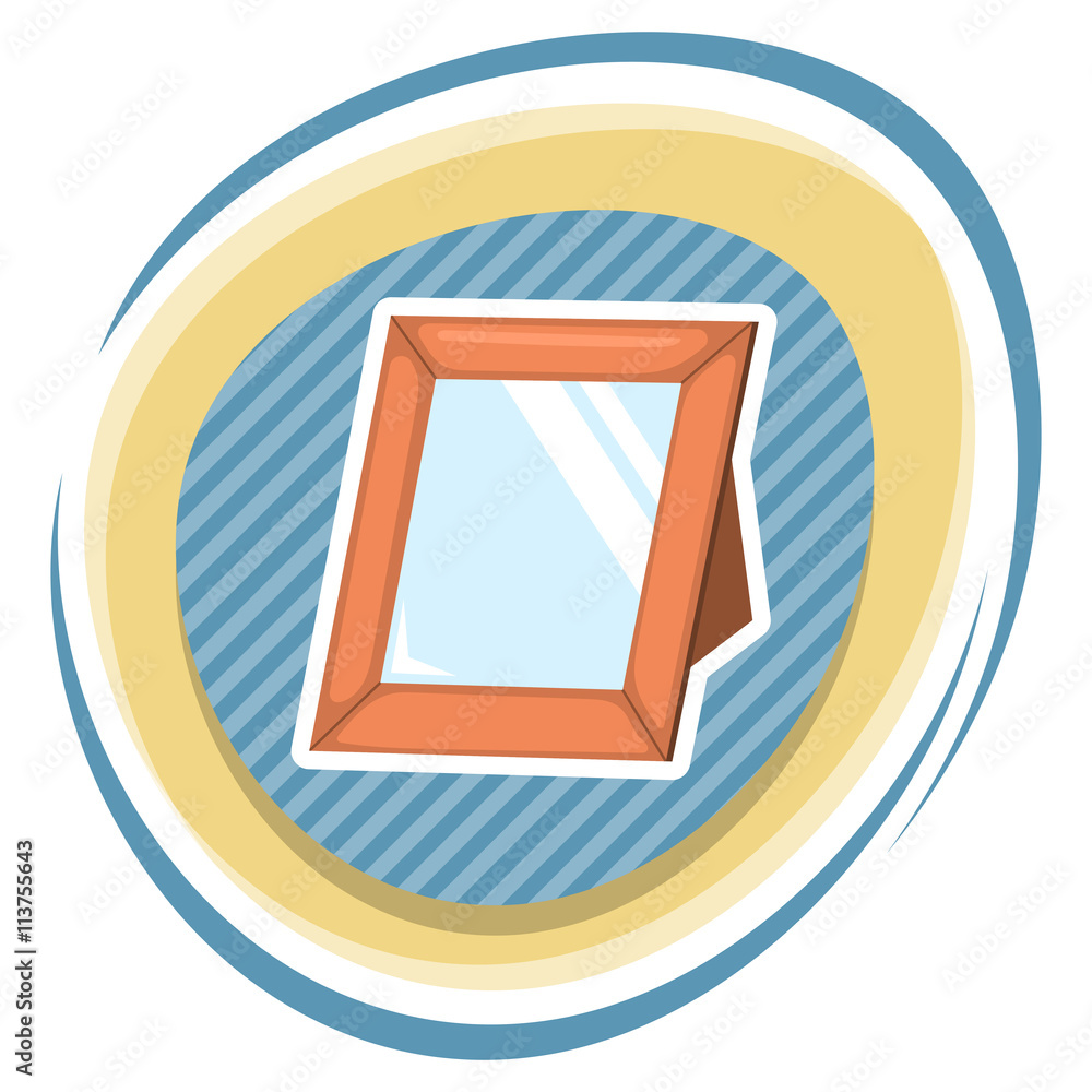 Photoframe colorful icon Photoframe colorful icon