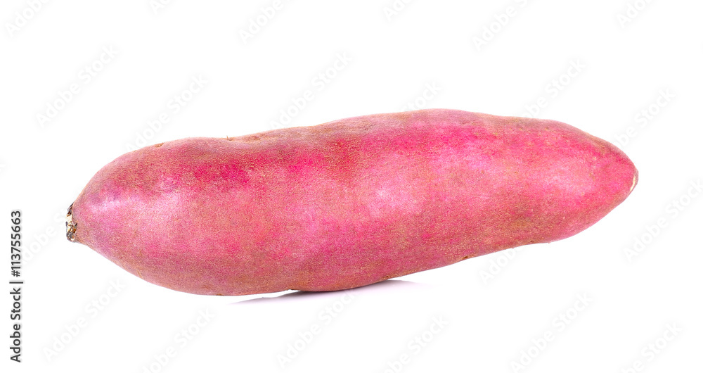 sweet potato isolated on the white background sweet potato isolated on the white background