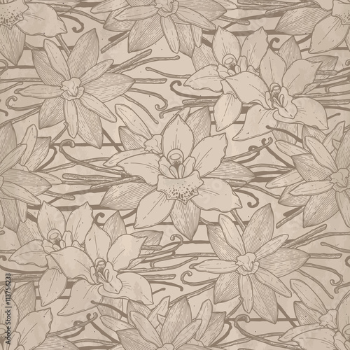 Graphic vanilla pattern