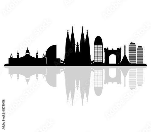 barcelona skyline