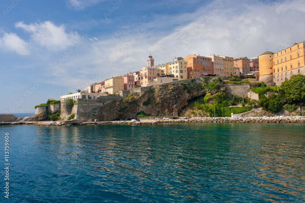 La citadelle de Bastia en Corse, France