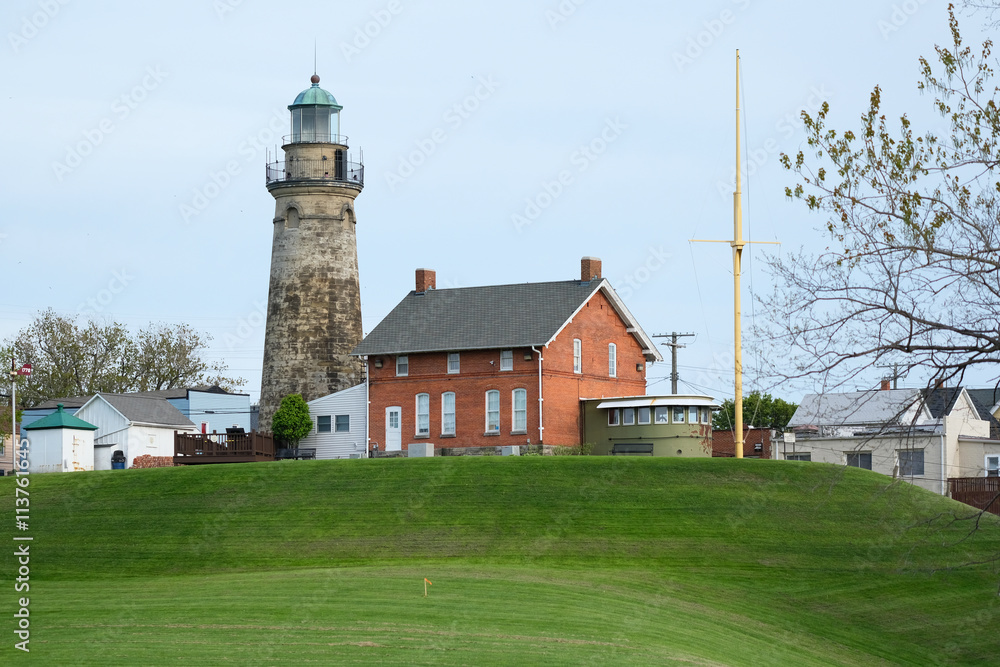 Old Fairport Harbor Lighthouse, built in 1825