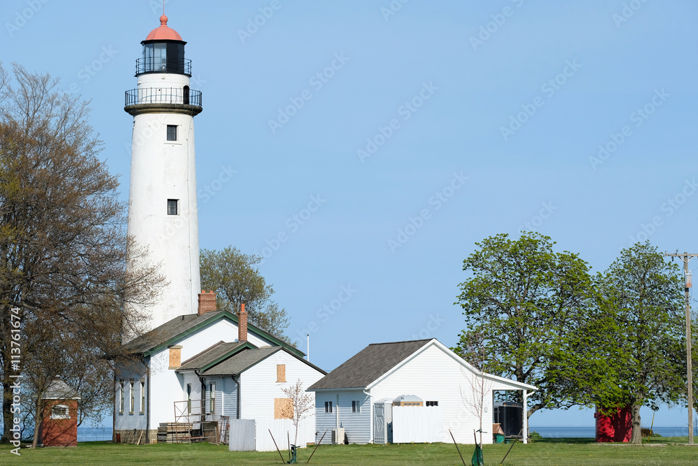 Pointe aux Barques Lighthouse, built in 1848 Pointe aux Barques Lighthouse, built in 1848