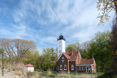 Presque Isle lighthouse, built in 1872 photo