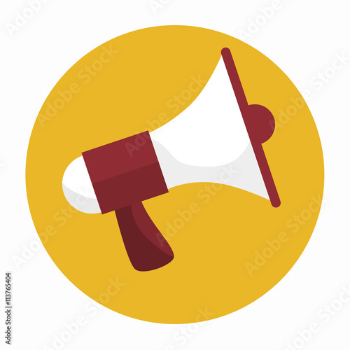 megaphone isolated design, vector illustration eps10 graphic 