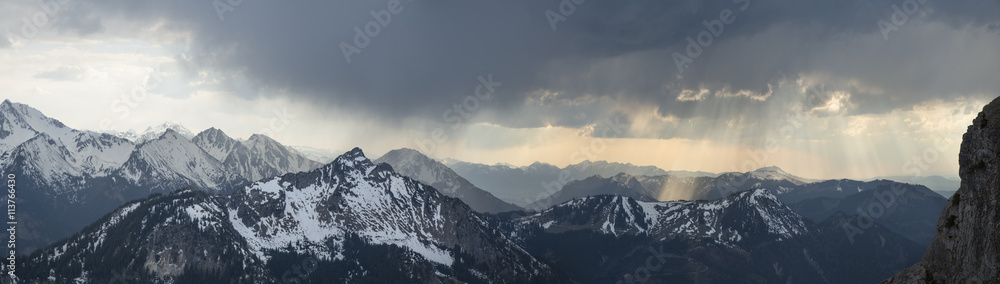 sunshine over the alps sunshine over the alps