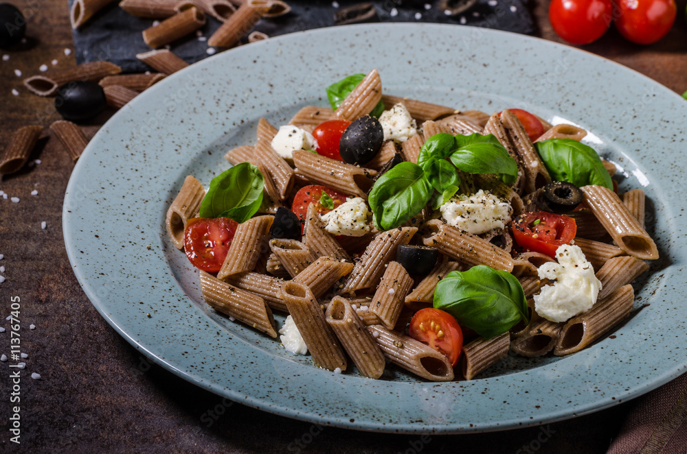 Whole grain pasta